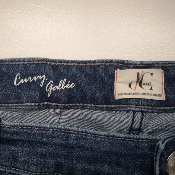 DC Jeans Medium Wash Ladies Size 20 Curvy Zipper & Button Closure Blue Jeans - Picture 3 of 11